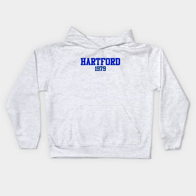 Hartford 1979 Kids Hoodie by GloopTrekker